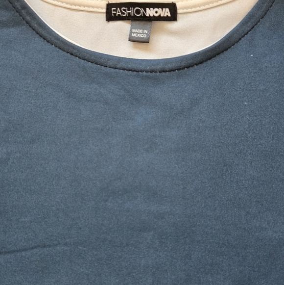 Fashion Nova Desert Sunset Mini Bodycon Longsleeve Dress - Multi Color - Picture 7 of 11